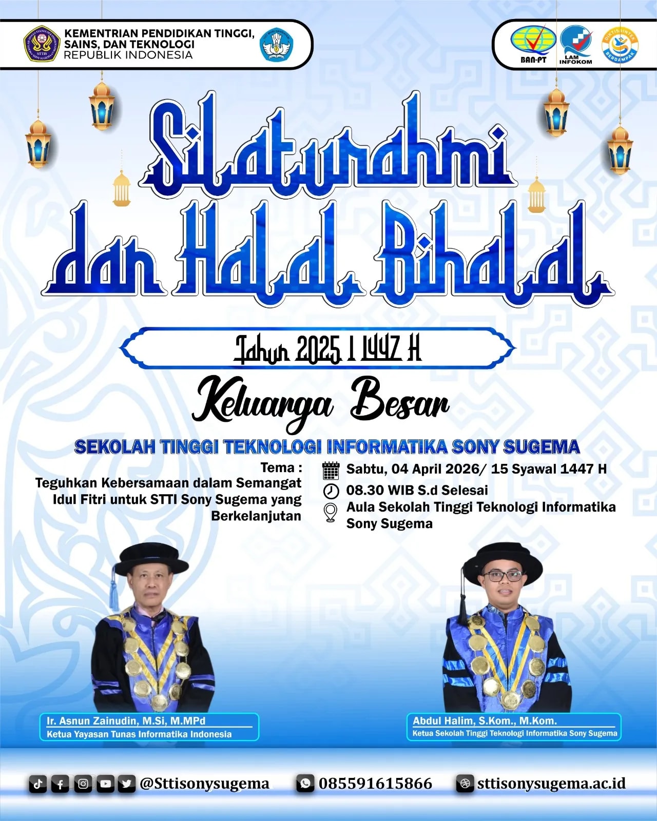 Halal Bihalal STTI Sony Sugema Tahun Akademik 2025-2026: Teguhkan Kebersamaan dalam Semangat Idulfitri Untuk STTI Sony Sugema yang Berkelanjutan