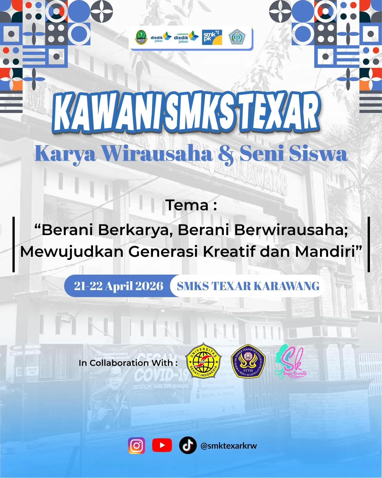 KAWANI SMKS TEXAR 2026: Ajang Karya, Seni, dan Wirausaha Generasi Muda