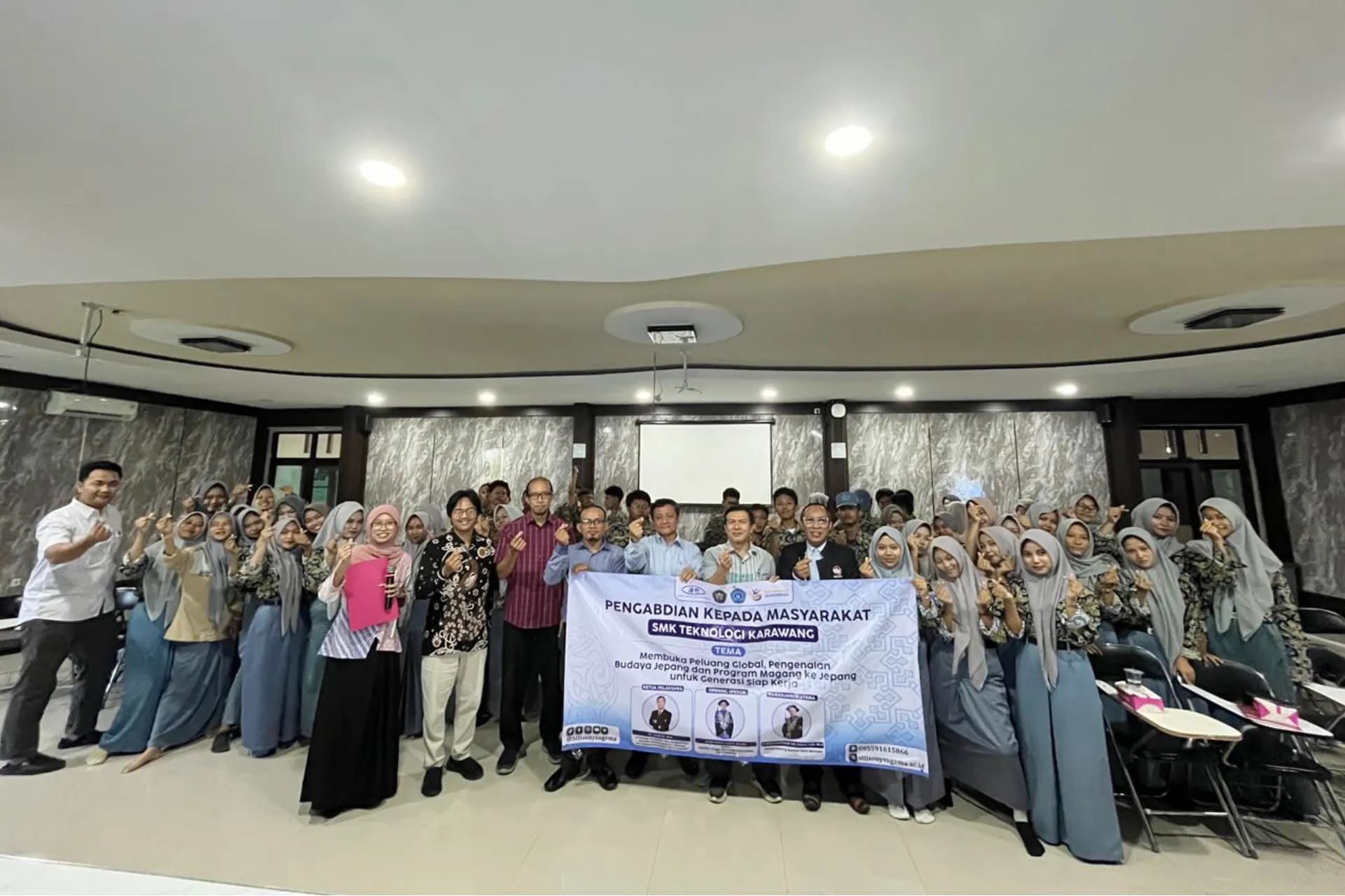 STTI Sony Sugema Gelar Pengabdian Kepada Masyarakat Bersama SMK Teknologi Karawang Bahas Peluang Global dan Program Magang ke Jepang